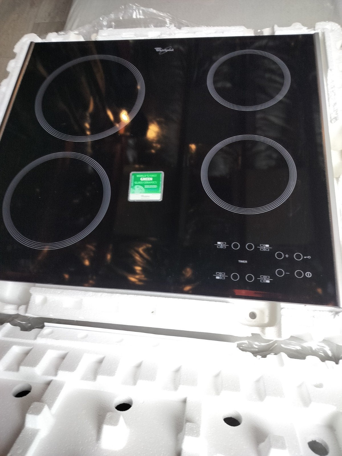 Nieuwe keramische kookplaat, Elektronische apparatuur, Ophalen, Minder dan 85 cm, Keramisch, Nieuw
