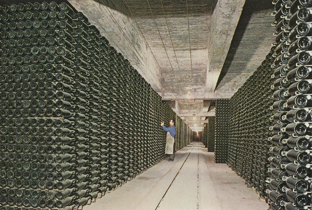 WIJNKELDERD  CAVAS  CODORNIU - Verouderende Flessen, Verzamelen, Verzenden, Ongelopen, Overige thema's