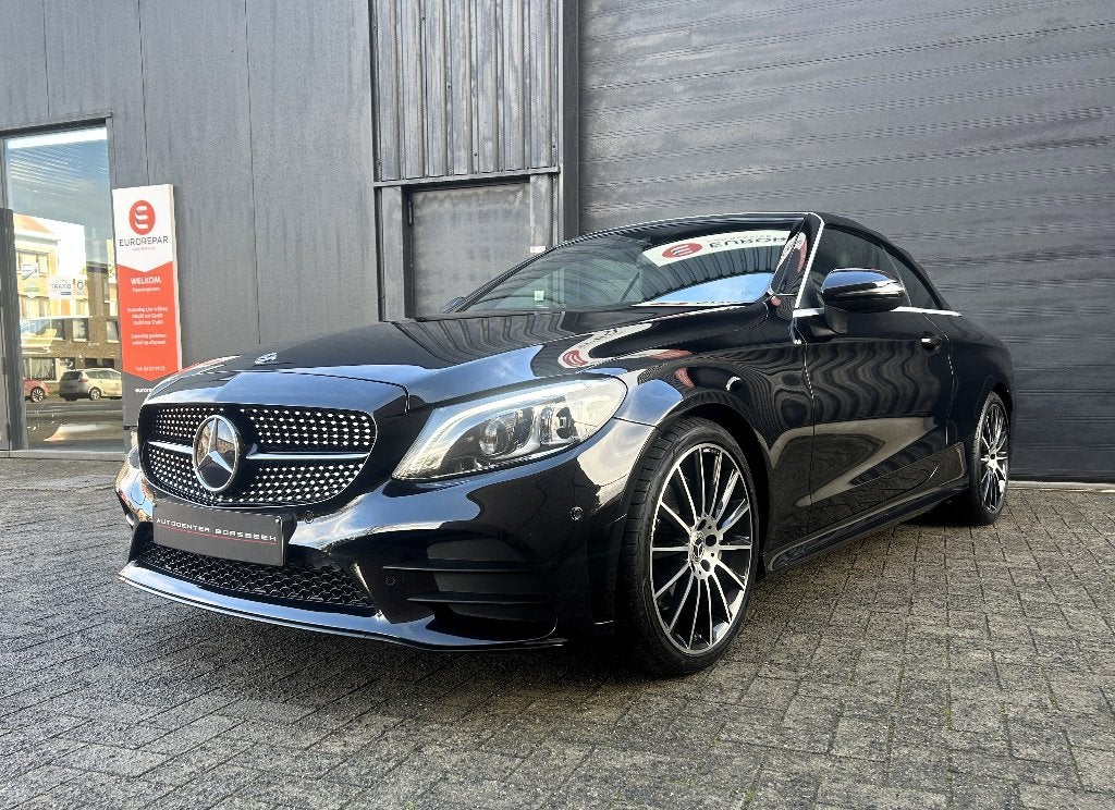 Mercedes-Benz C 200 Cabrio - AMG Line - BURMESTER, Autos, Mercedes-Benz, Cuir, Achat, Entreprise, Cabriolet