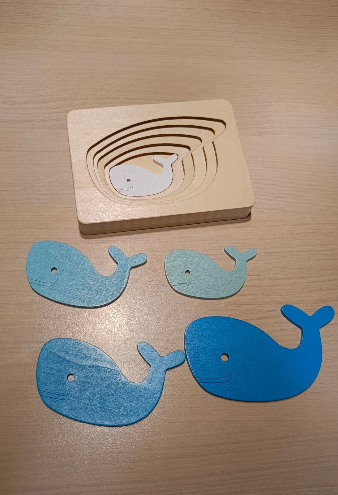 houten lagenpuzzel, Ophalen of Verzenden