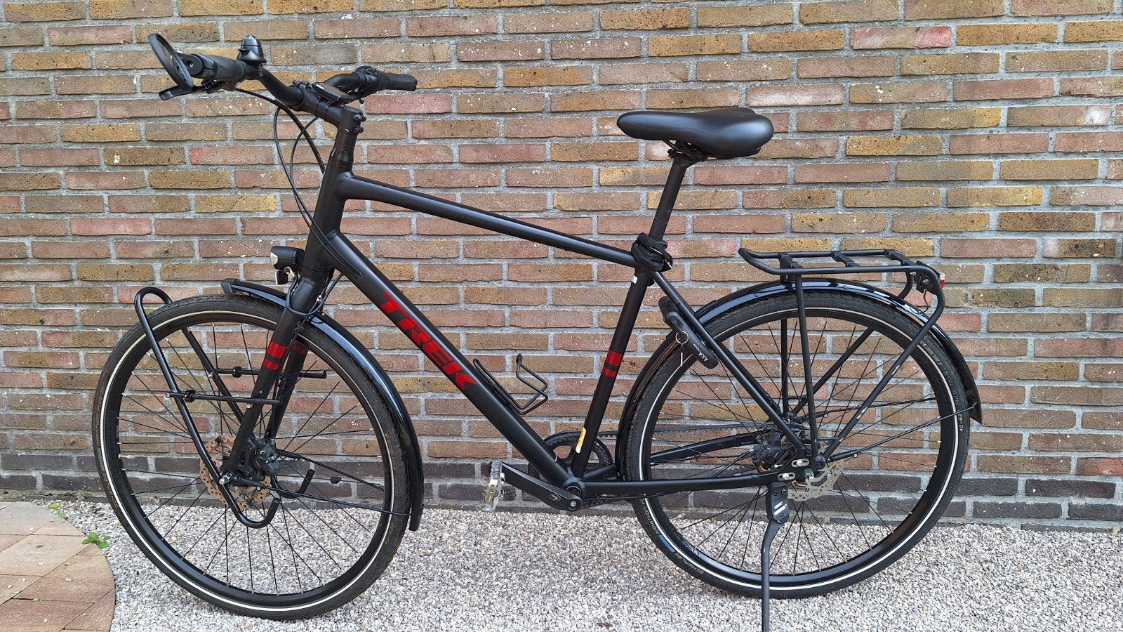 Herenfiets TREK District, Versnellingen, Zo goed als nieuw, 57 tot 61 cm, Schijfrem