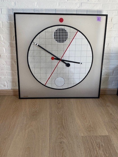 Horloge murale de Kurt B. Delbanco, Maison & Meubles, Accessoires pour la Maison | Horloges, Multicolore, Rétro, Analogique, Enlèvement