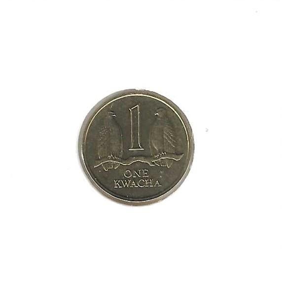 Zambia, 1 Kwacha 1992., Postzegels en Munten, Munten | Afrika, Ophalen of Verzenden, Zambia, Losse munt