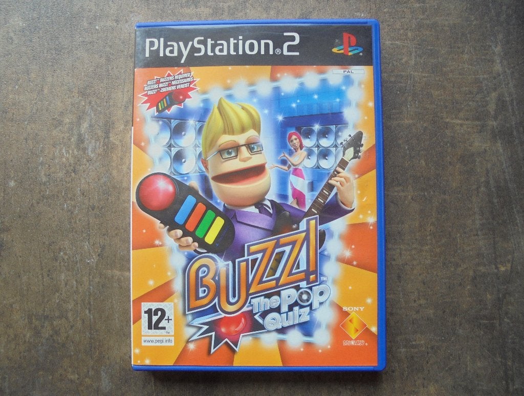 Buzz The Pop Quiz voor PS2 (zie foto's), Games en Spelcomputers, Puzzel en Educatief, Gebruikt, Ophalen of Verzenden, 3 spelers of meer