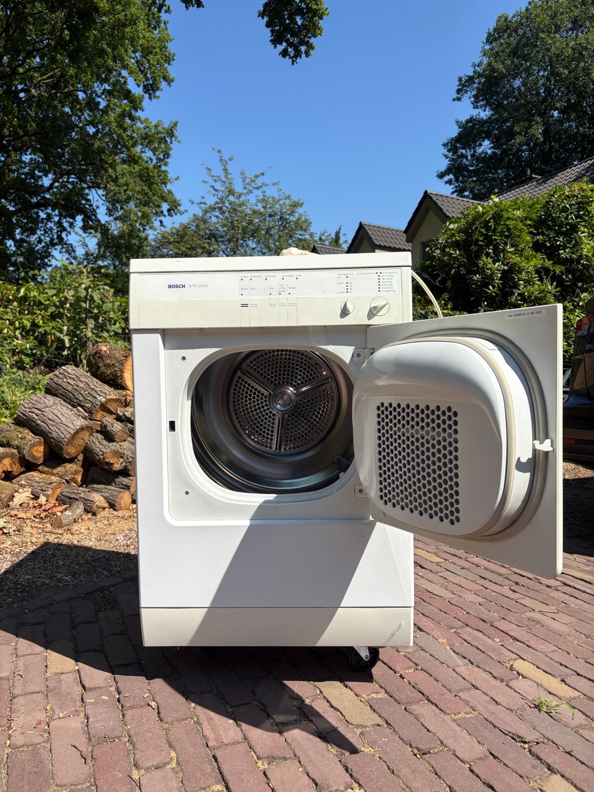 Sécheuse Bosch WTA 3400 fiable (air évacué), Enlèvement, Utilisé, Évacuation d'air