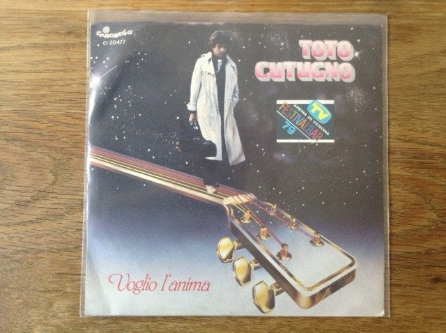 single toto cutugno, 7 inch, Ophalen of Verzenden, Pop, Beschermende buitenhoes