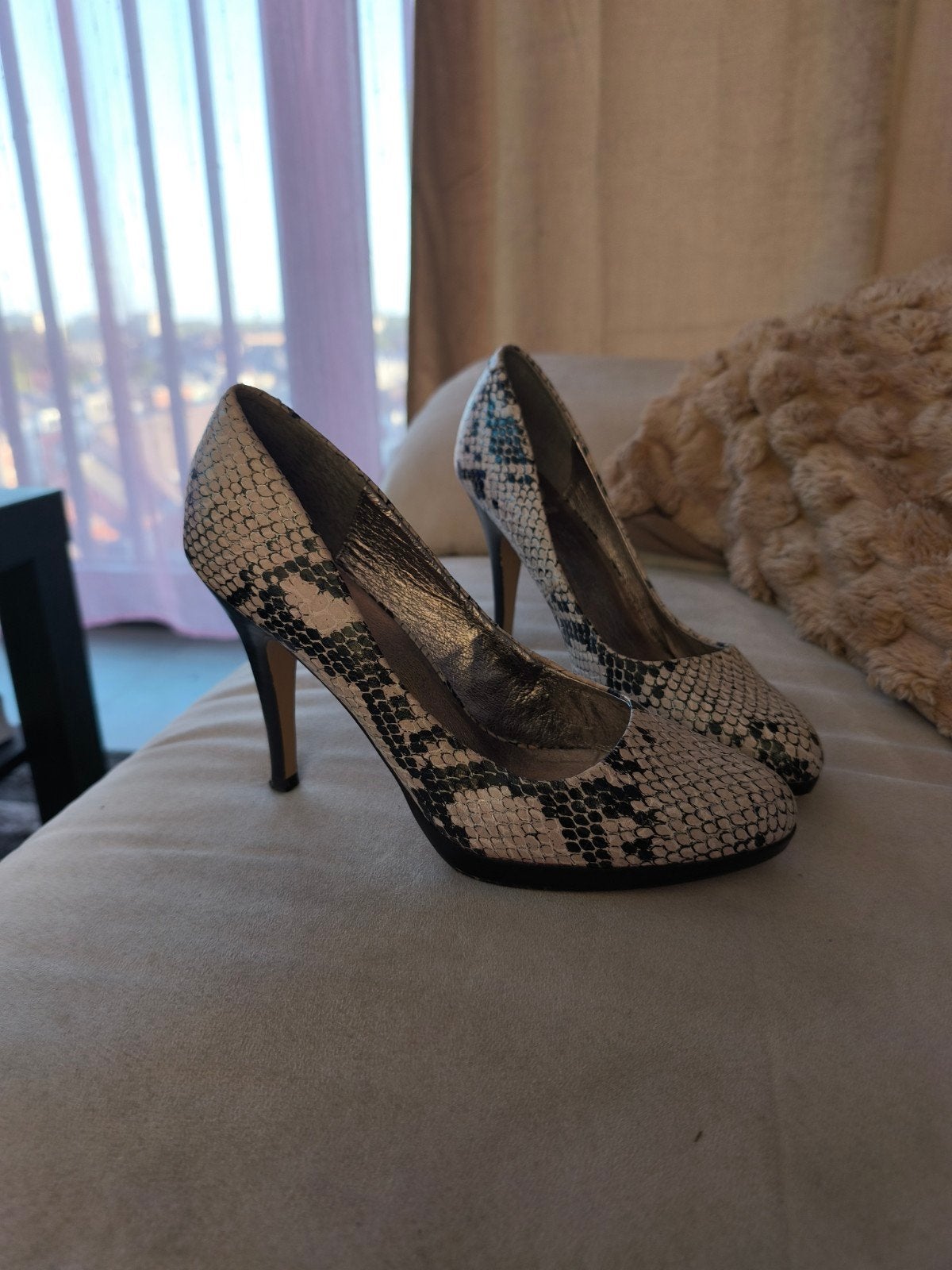 Snake Print High Heels, Ophalen of Verzenden
