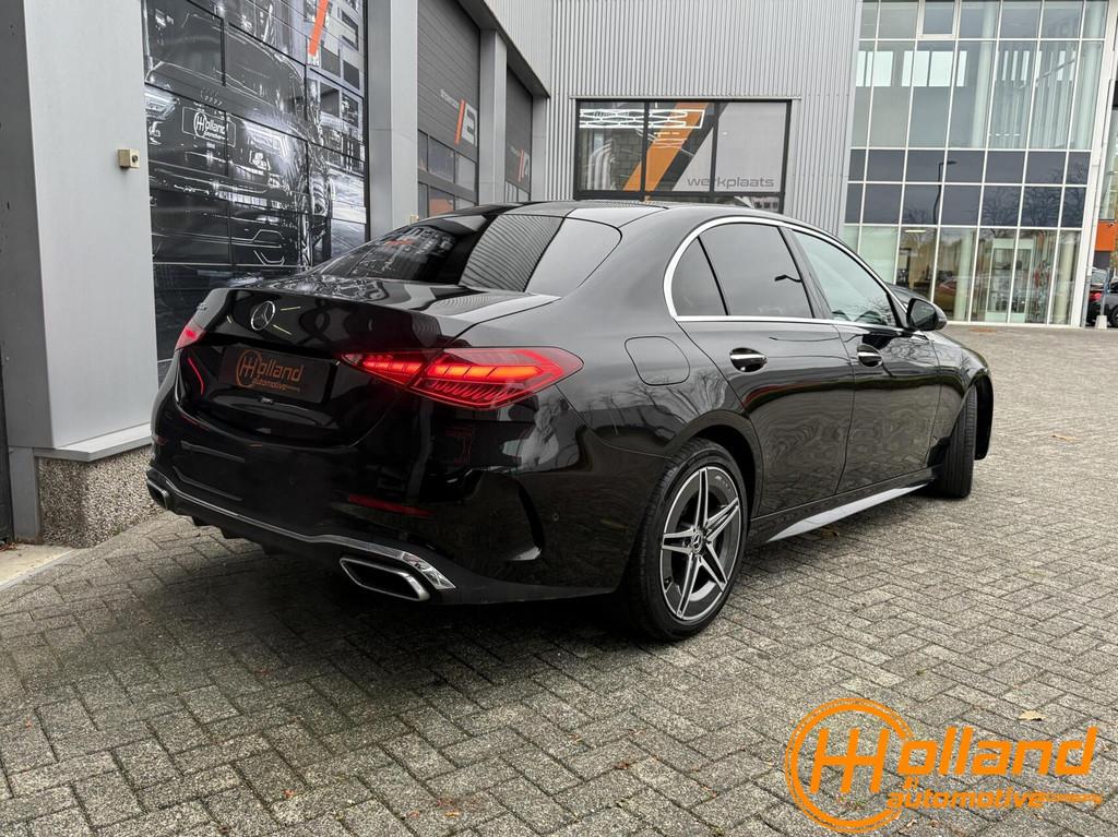 Mercedes C-klasse 300e AMG|MEMORY|360|STOELVERW.|CARPLAY, Auto's, Automaat, 4 deurs, Gebruikt, Zwart
