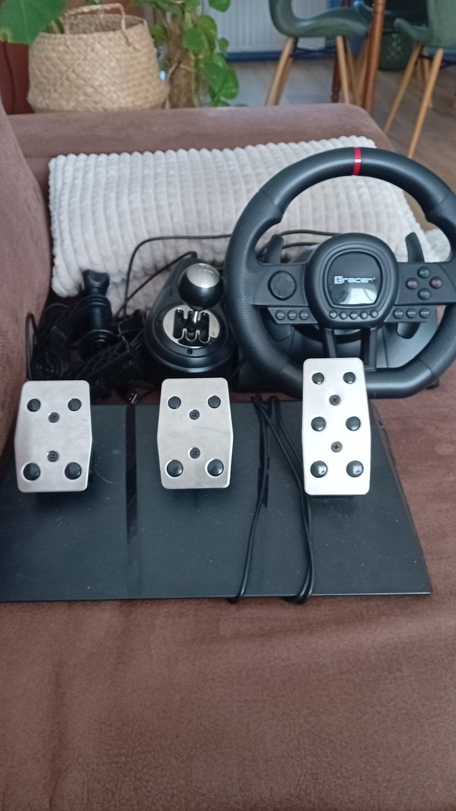 Tracer gaming stuurwiel - compleet, Games en Spelcomputers, Ophalen, PC