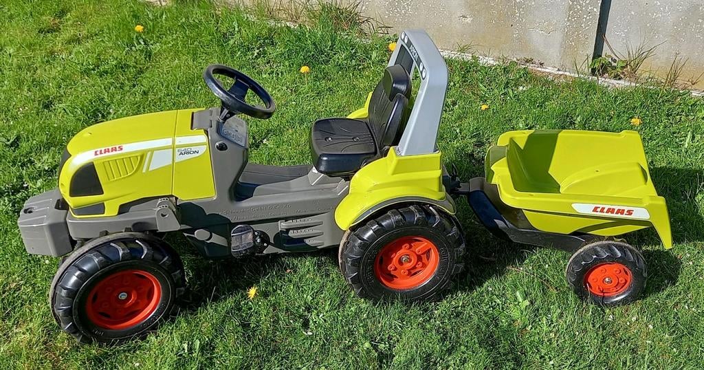 Tractor met karretje, Enlèvement, Comme neuf, Véhicule à pédales