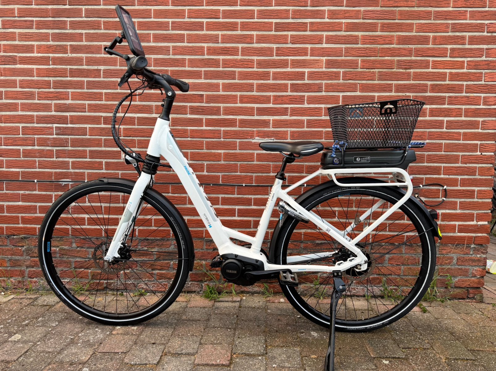 Giant Hybrid Yamaha motor weinig gebruikt te koop, Vélos & Vélomoteurs, Vélos électriques, Comme neuf, Giant, 47 à 51 cm, 30 à 50 km par batterie