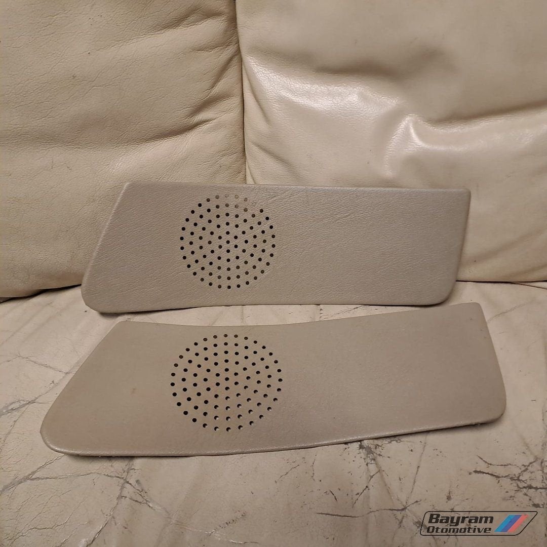 Bmw E30 cabrio deurpaneel kapjes speakerkapjes beige 3-serie, -, Utilisé, -, Enlèvement ou Envoi