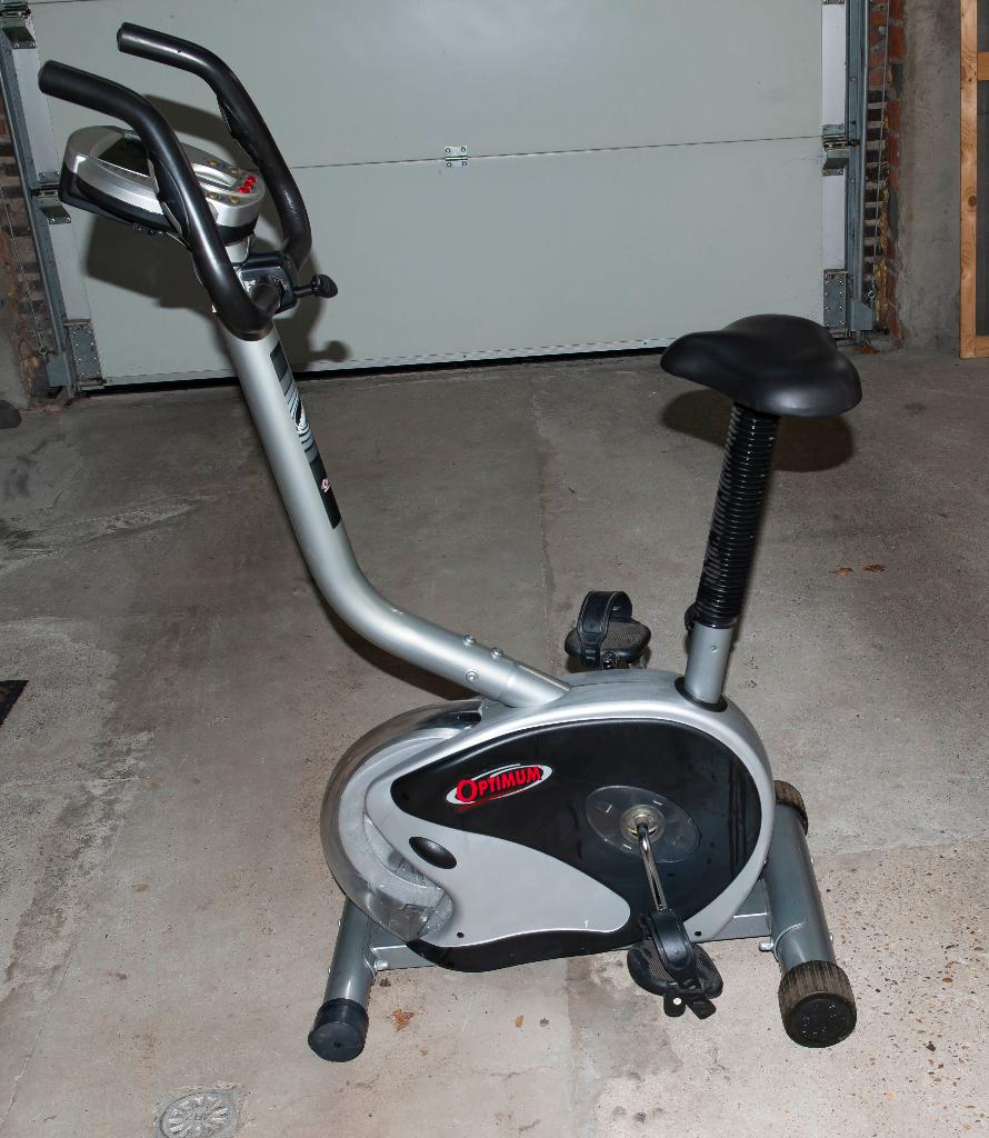 Hometrainer Optimum magnetic bike, Sports & Fitness, Appareils de fitness, Utilisé, Vélo d'appartement, Aluminium, Enlèvement