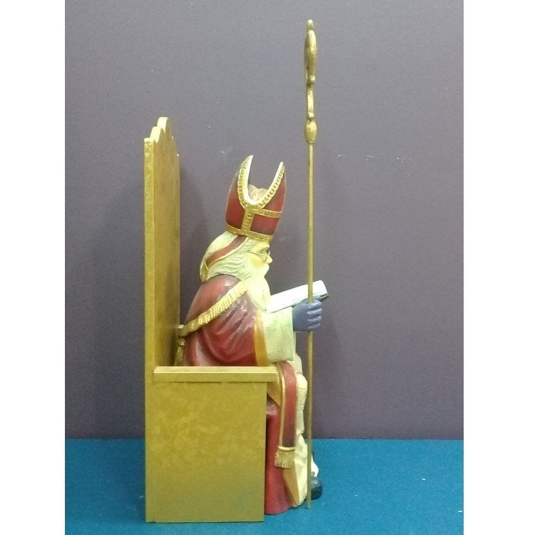 Père Noël sur le trône - Statue de saint - 55 cm, Enlèvement, Neuf