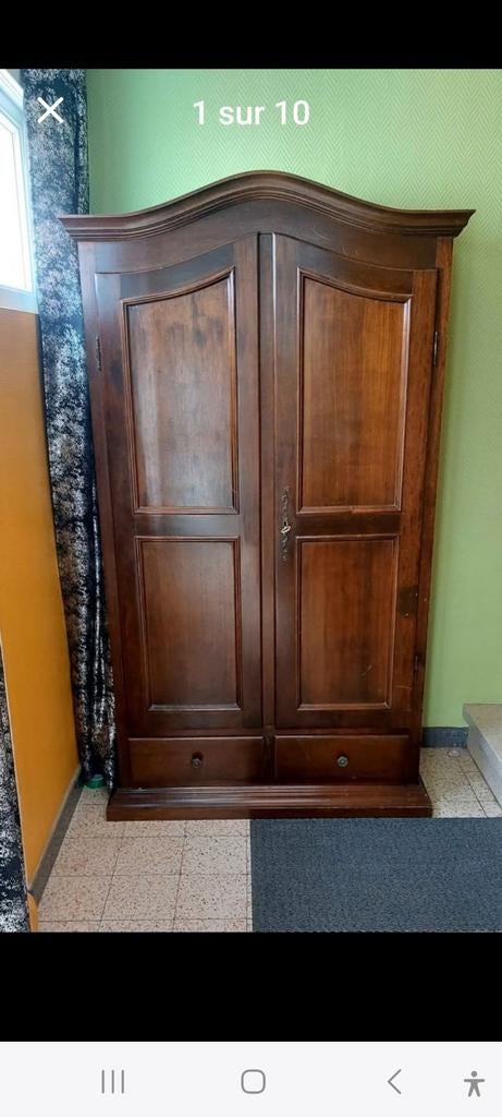 Armoire penderie., Enlèvement