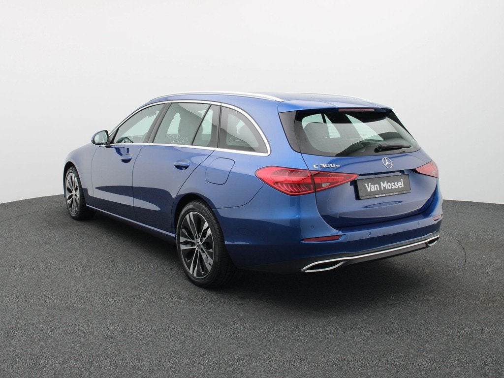 Mercedes-Benz C 300 e Break Luxury Line + PANORAMISCH DAK +, Auto's, Mercedes-Benz, Automaat, Parkeersensor, Achterwielaandrijving