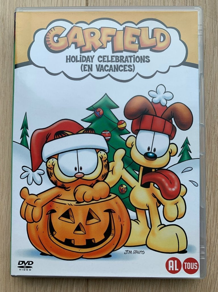 Garfield - Feestdag (Op vakantie) - DVD, Ophalen of Verzenden, Zo goed als nieuw, Amerikaans, Tekenfilm
