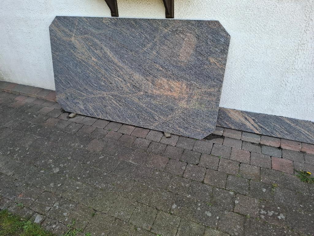 Granieten tafelblad, Huis en Inrichting, Ophalen, Gebruikt, Tafelblad