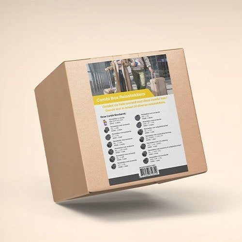 Combi box Reisstekkers - 20 reisstekkers in een box, Auto diversen, Overige Auto diversen, Verzenden