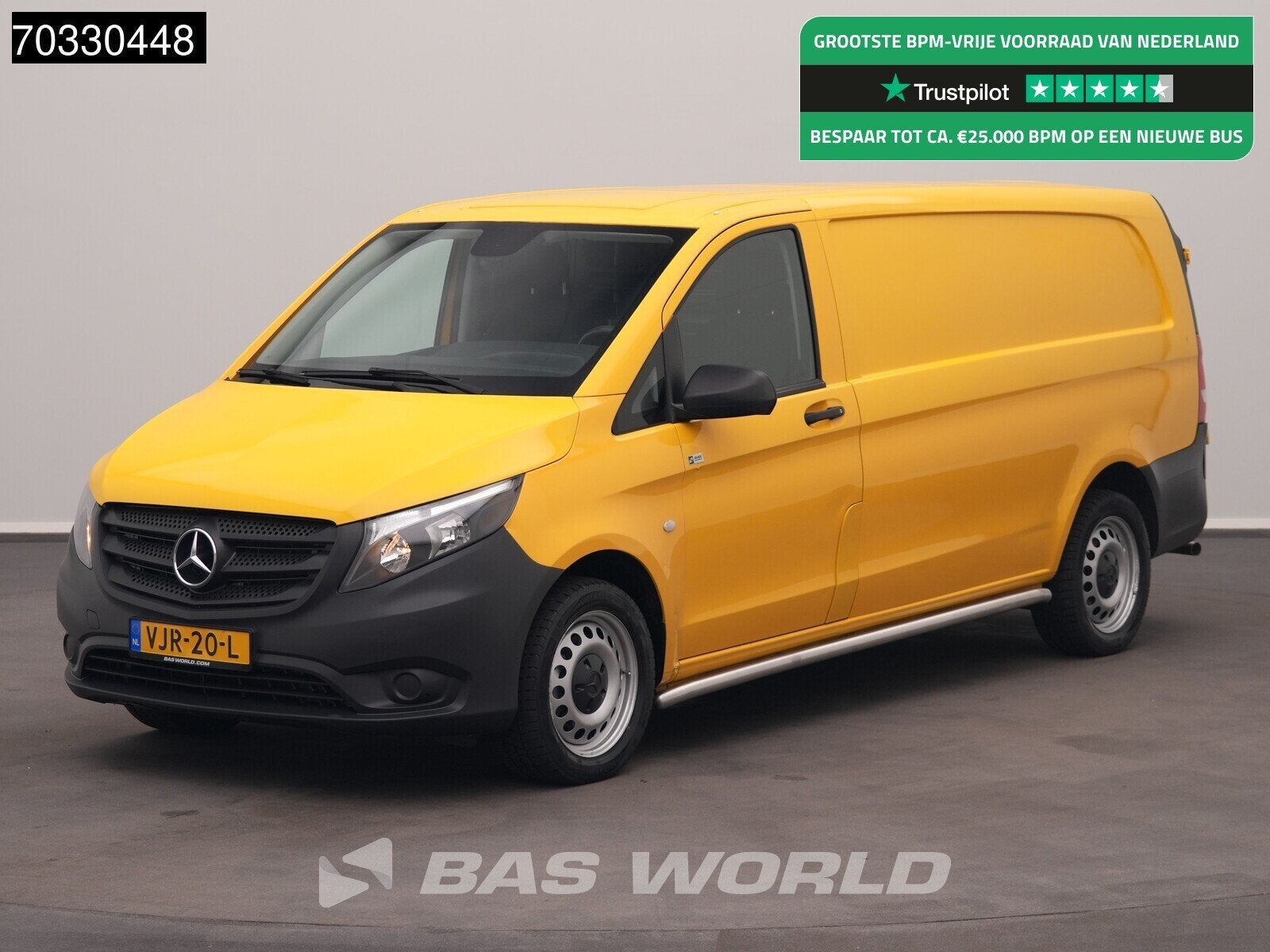 Mercedes eVito Elektrisch 41kWh 150km WLTP L3H1 Airco Camera, Auto's, Automaat, Stof, Gebruikt, 116 pk