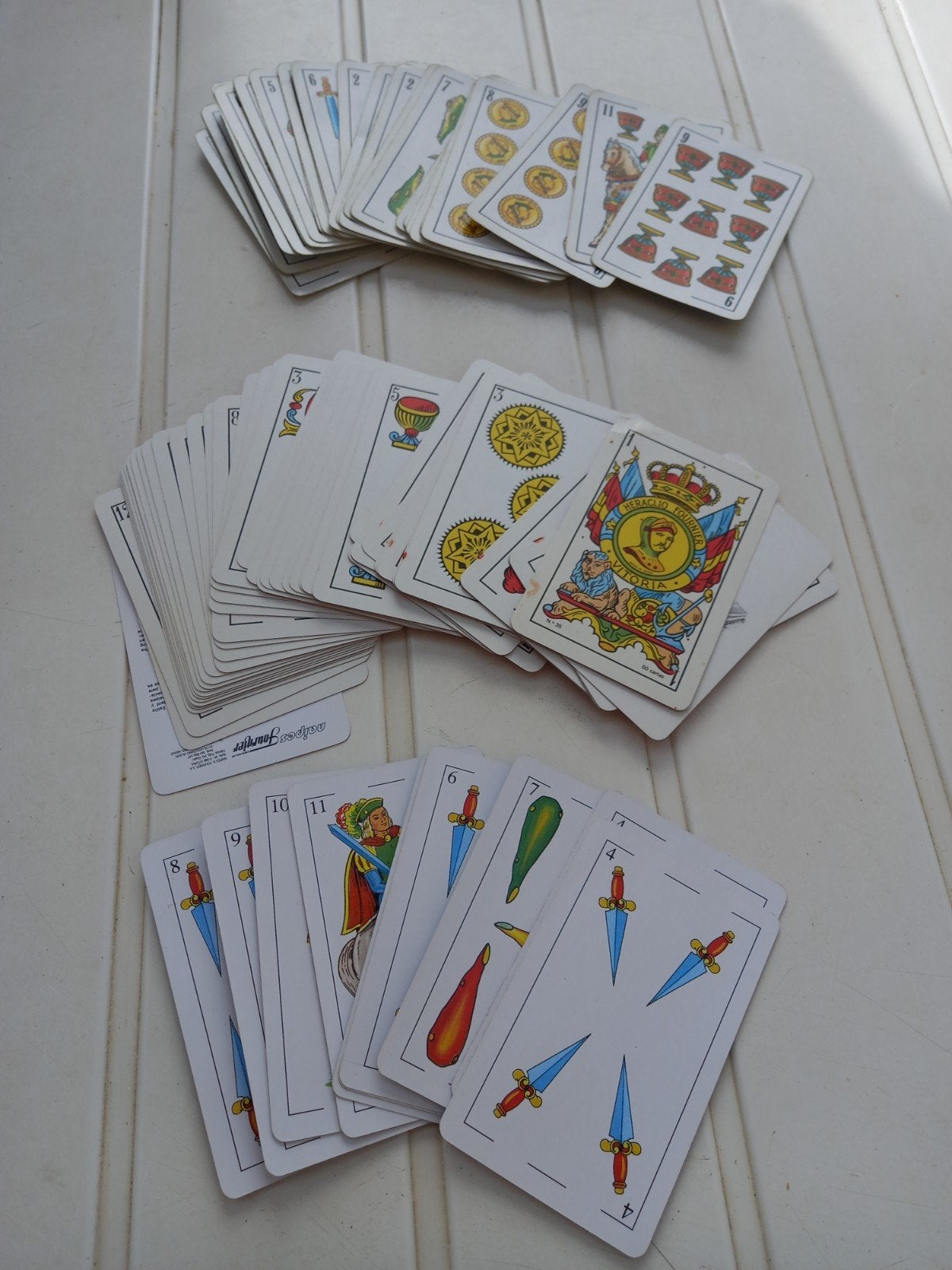 Spaanse kaartspellen., Ophalen of Verzenden