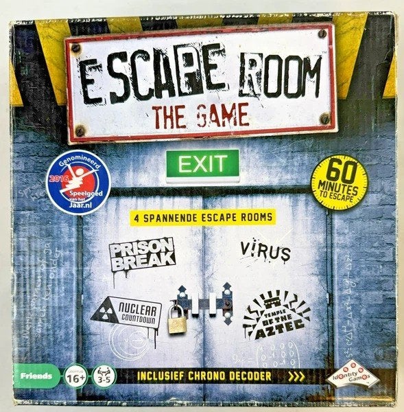 Escape Room The Game Chrono Decoder Identity Games Bordspel, Hobby en Vrije tijd, Een of twee spelers, Verzenden, Zo goed als nieuw