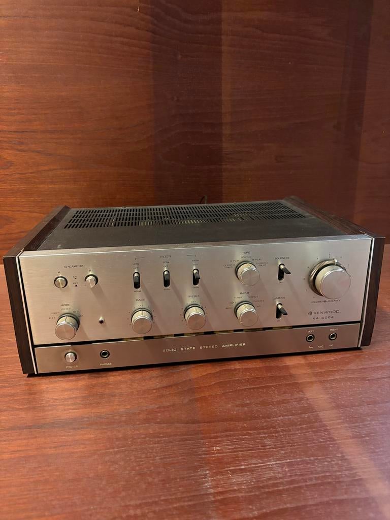 Vintage HiFi set, Kenwood , Lenco, AR luidsprekers. Stereo, Audio, Tv en Foto, Versterkers en Ontvangers, Zo goed als nieuw, Stereo