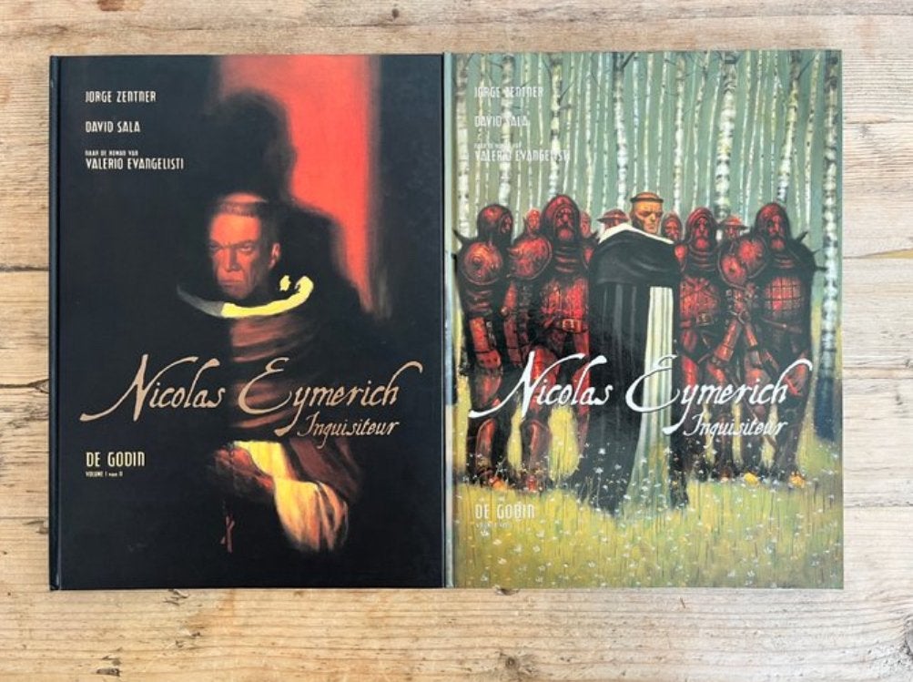 Nicolas Eymerich inquisiteur nrs 1-2-3-4 HC V.Evangelisti, Ophalen of Verzenden, Zo goed als nieuw