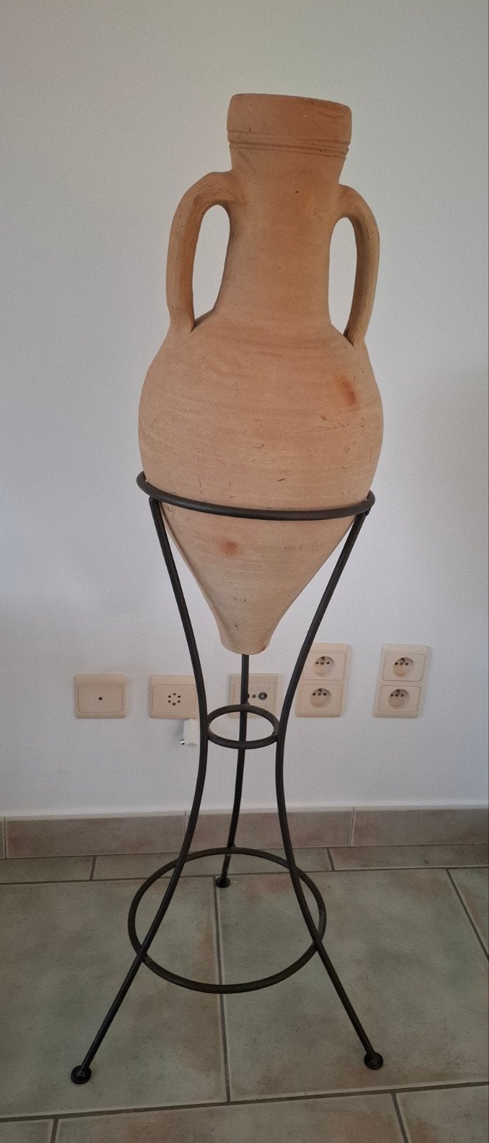 Présentoir avec un véritable vase tunisien, apporté par vos, Maison & Meubles, Enlèvement