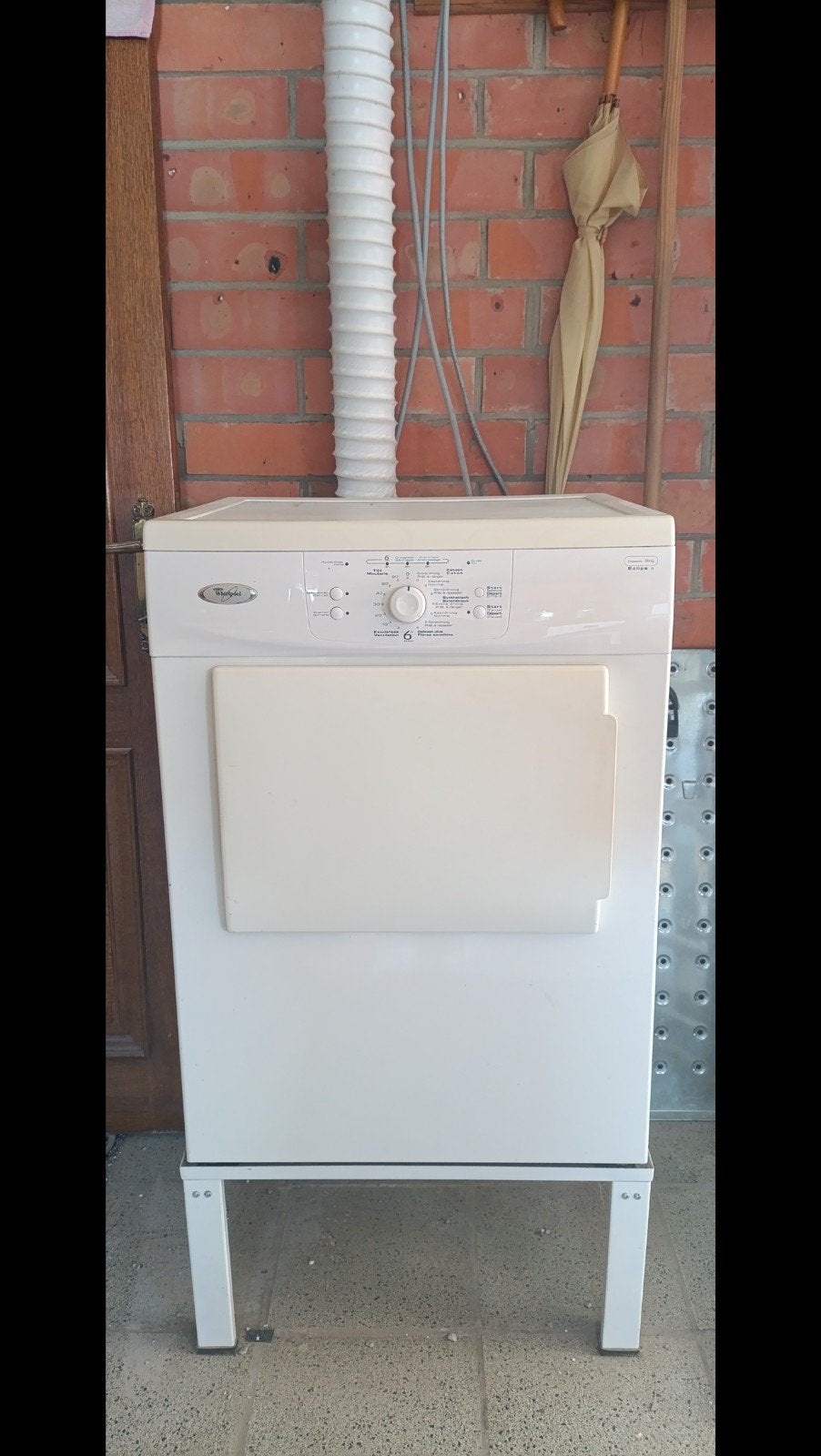 Whirlpool droogkast Eclips A, Elektronische apparatuur, Droogkasten, Ophalen
