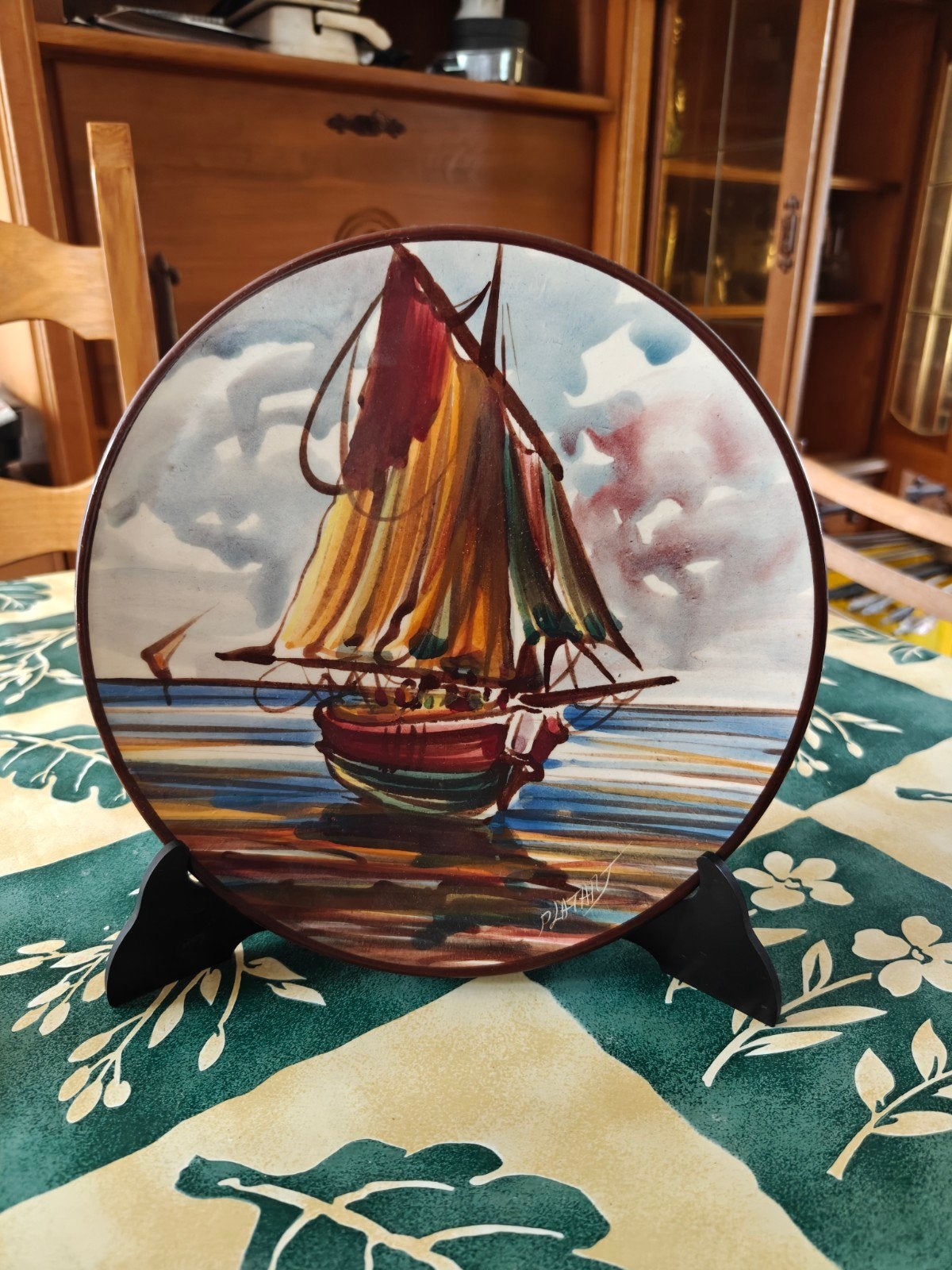 Decoratie boot, Ophalen
