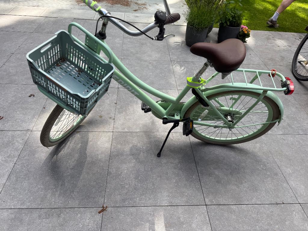 Meisjesfiets Spirit 24 inch lichtgroen, Fietsen en Brommers, Ophalen, Terugtraprem, Spirit, Gebruikt