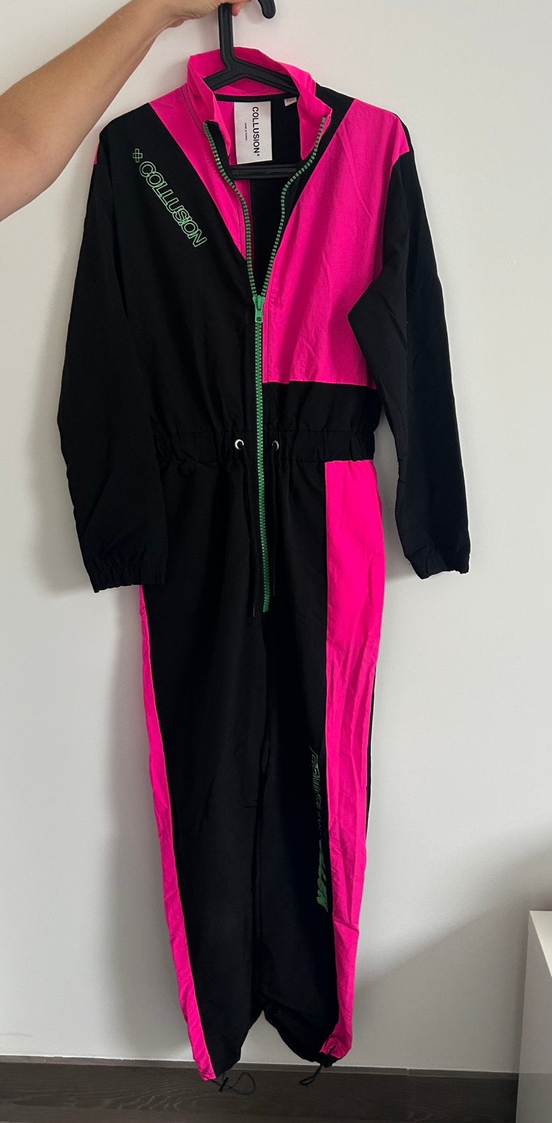 Tracksuit jumpsuit, Kleding | Dames, Ophalen of Verzenden, Gedragen, Maat 38/40 (M), Zwart