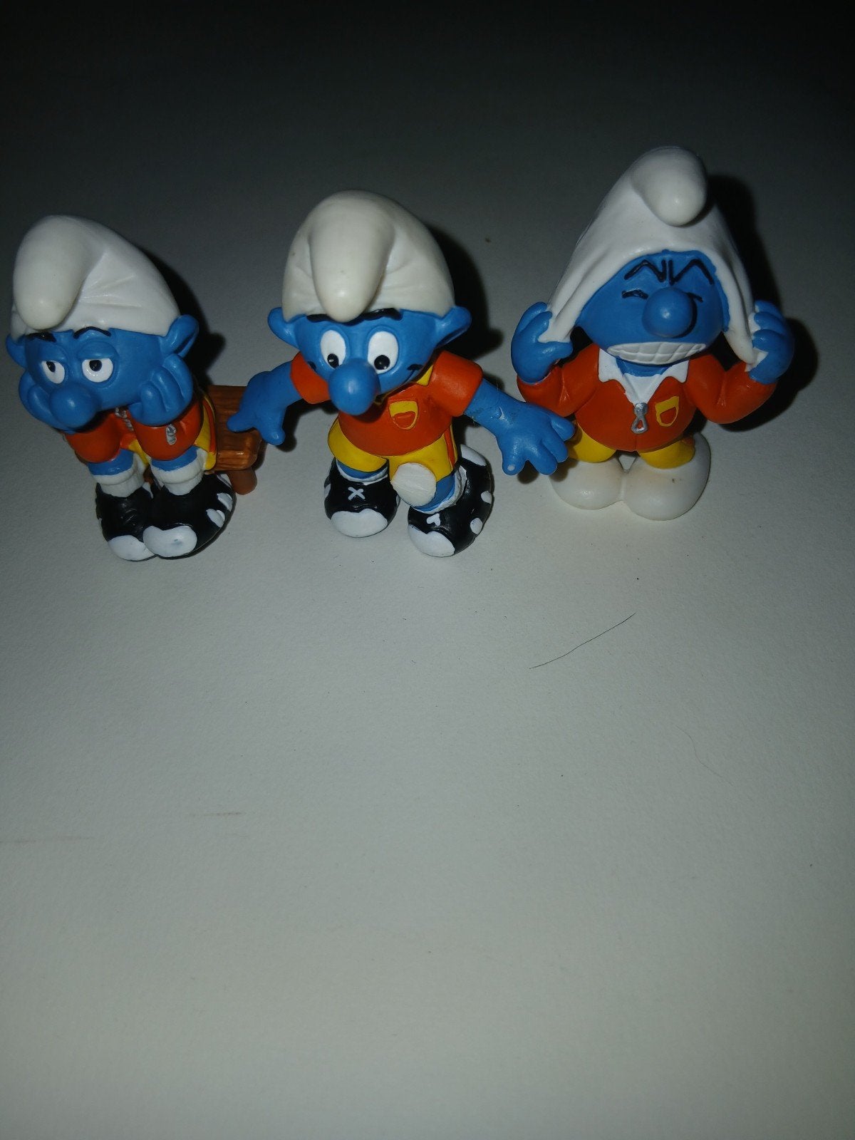 Smurfen voetbalset, de middelste smurf mist wel zijn voetbal, Collections, Schtroumpfs, Enlèvement