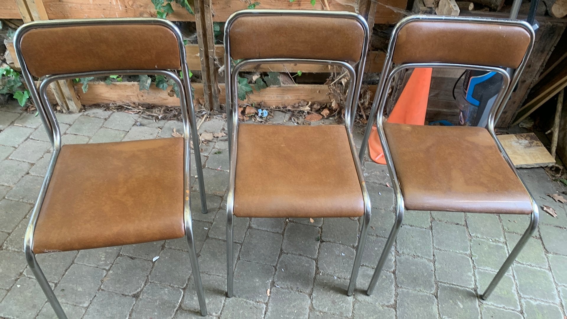 Vintage stoelen, Huis en Inrichting, Stoelen, Ophalen