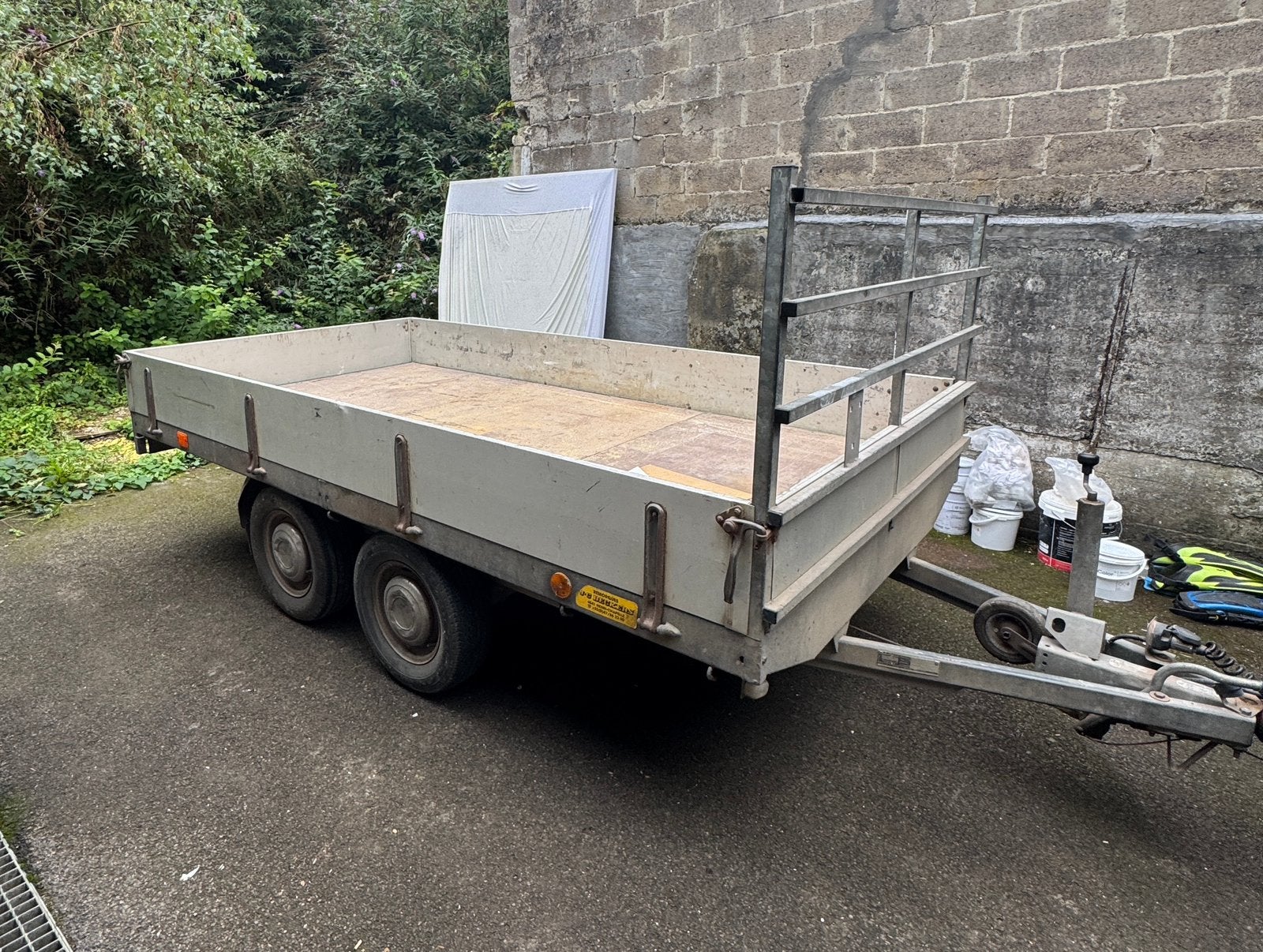 À VENDRE – Remorque Hapert double essieu – 1 000 € FIXE, Enlèvement, Utilisé
