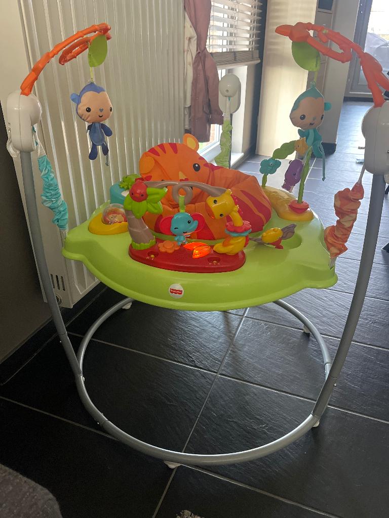 Forêt tropicale de Fisher Prince Jumperoo, Enlèvement, Comme neuf, Autres types, Sonore