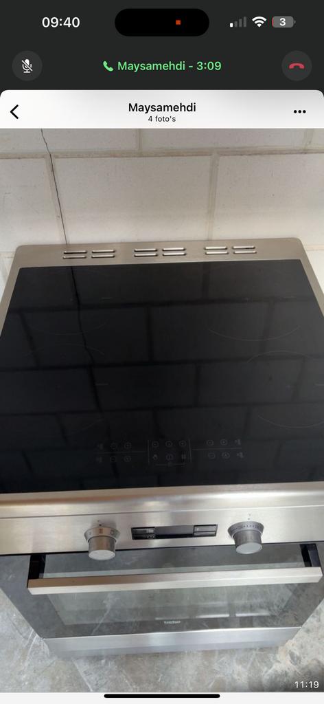 Oven beko, Electroménager, Cuisinières, Enlèvement, Comme neuf, Induction