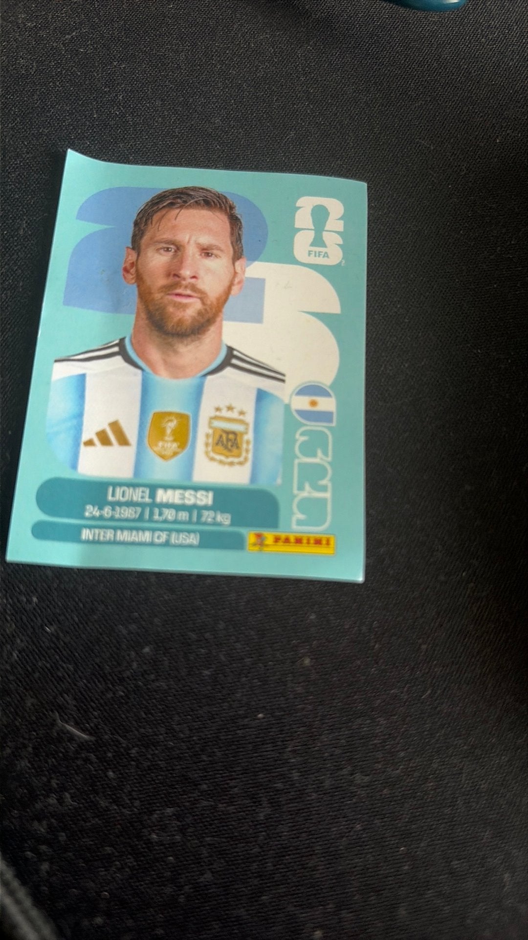 Panini sticker messi, Ophalen, Nieuw