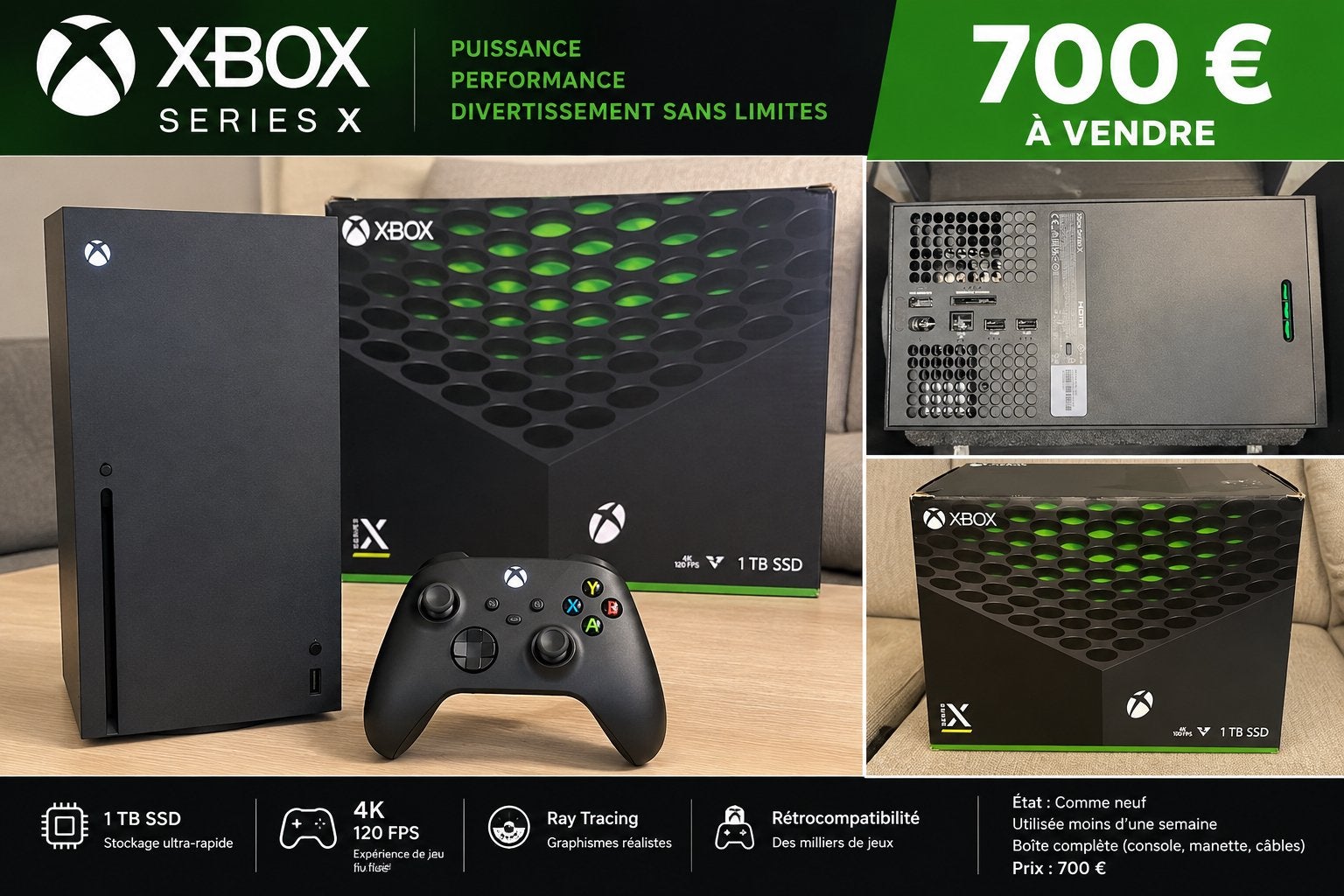 Xbox series X, Enlèvement ou Envoi, Comme neuf, Xbox Series X