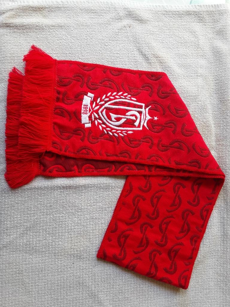 Écharpe logo Standard Liège rouge, Enlèvement ou Envoi, Neuf, Fanion ou Écharpe