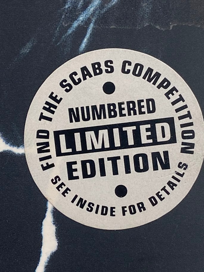 Zeldzame genummerde Limited edition CD van the SCABS dd 1993, Pop rock, Comme neuf, Enlèvement, Album