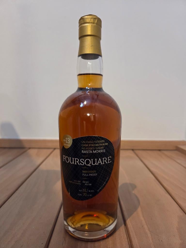 Foursquare 13y 2004-2018  Rasta Morris-rum, Ophalen of Verzenden