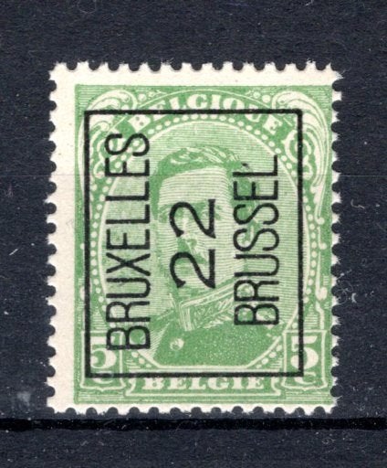 PRE60A MNH** 1922 - BRUXELLES 22 BRUSSEL, Verzenden, Postfris, Postfris