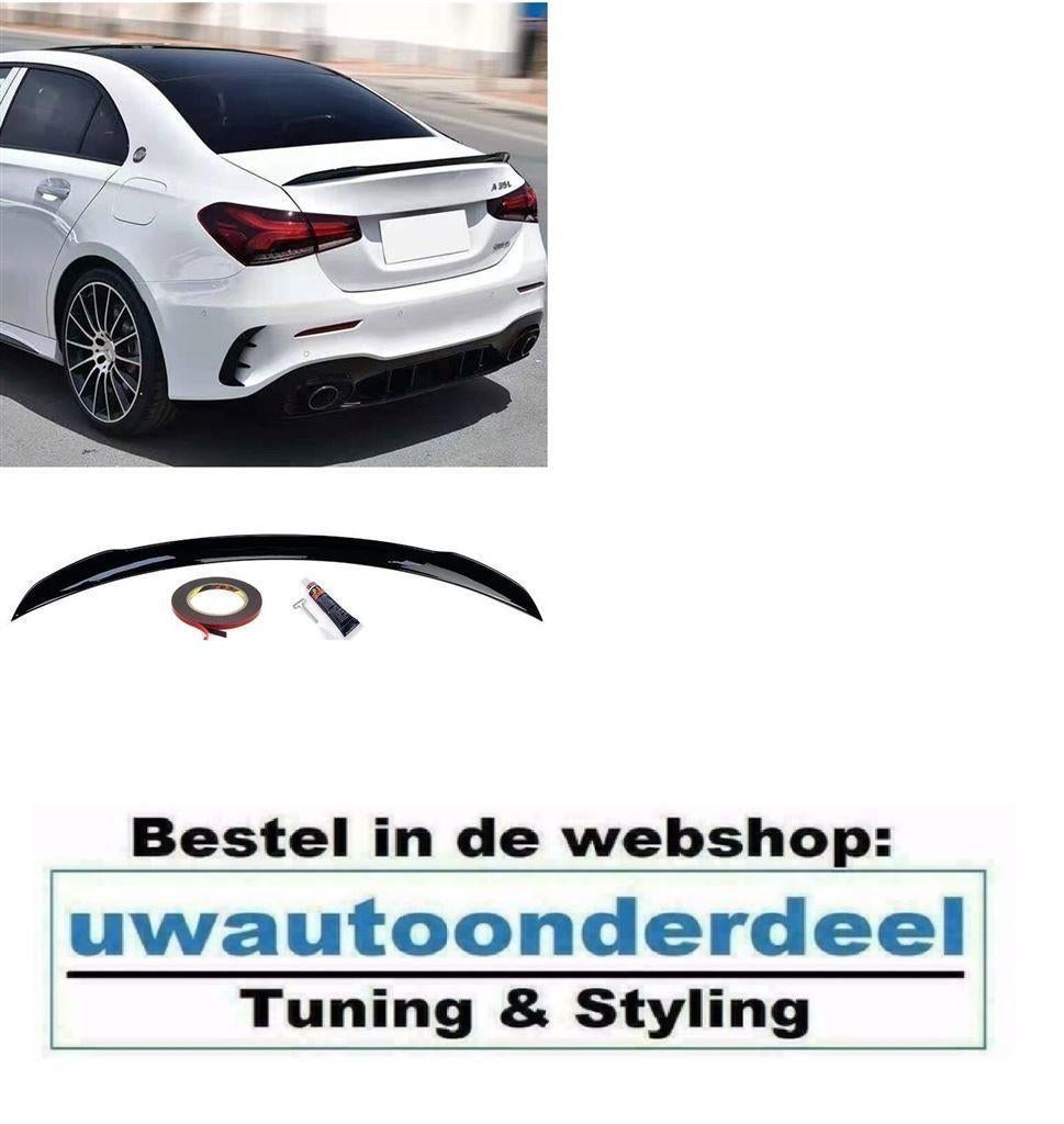 Spoiler Achterklep glans Zwart Voor MB A Klasse LIMO W177 V1, Envoi