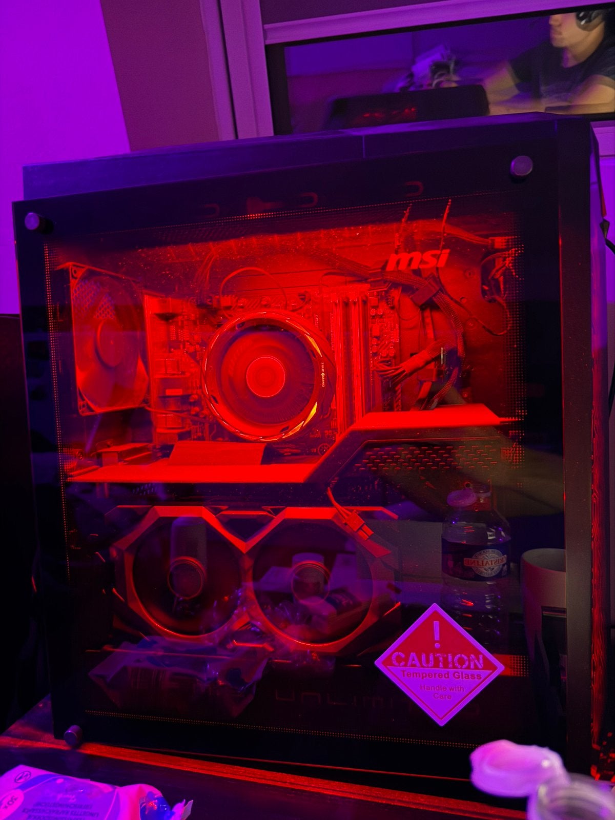PC MSI de jeu, moniteur de jeu Asus Tuff, Comme neuf, Gaming, SSD, Avec carte vidéo