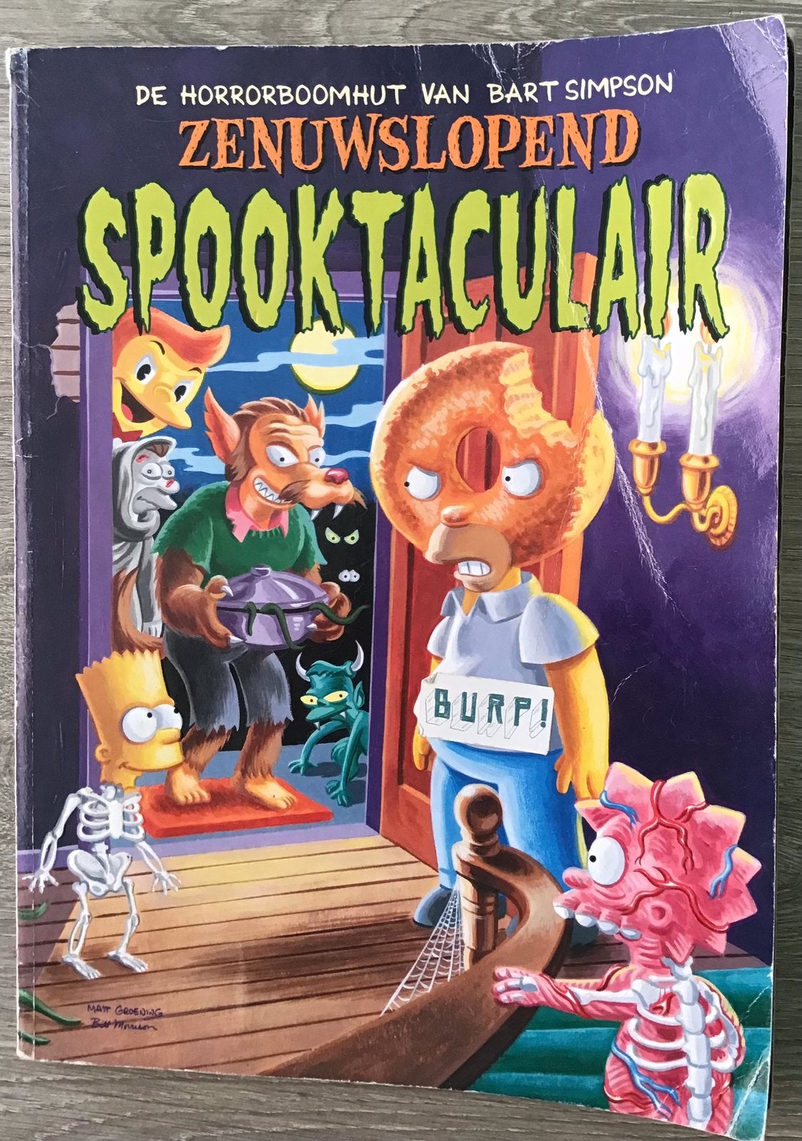 Spooktaculair . Bart Simpson ., Enlèvement, Utilisé, Fiction