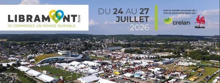 2 billets pour la foire de Libramont 2026, Deux personnes, Juillet
