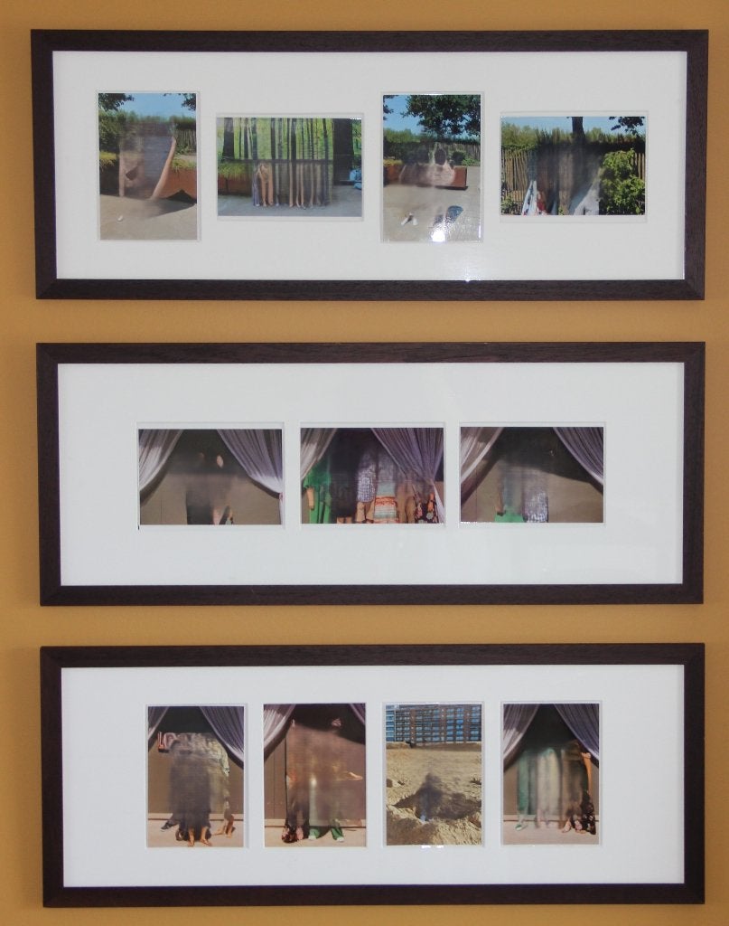 Kader voor foto's (set van 3), Ophalen, Bruin, 78 cm, Met ophangsysteem