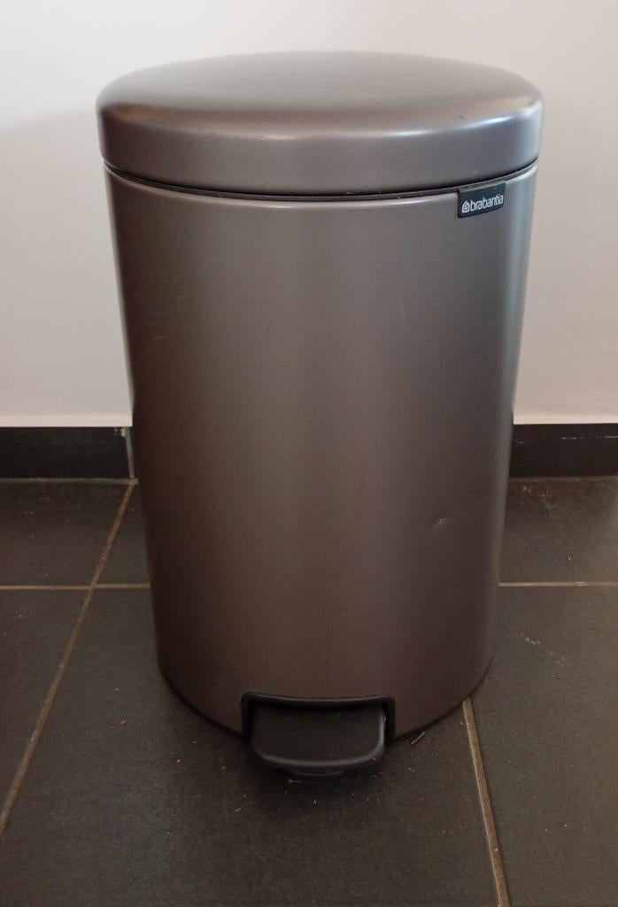 Poubelle brabantia silencieuse 20 l, Métal, Utilisé, Brabantia, Gris